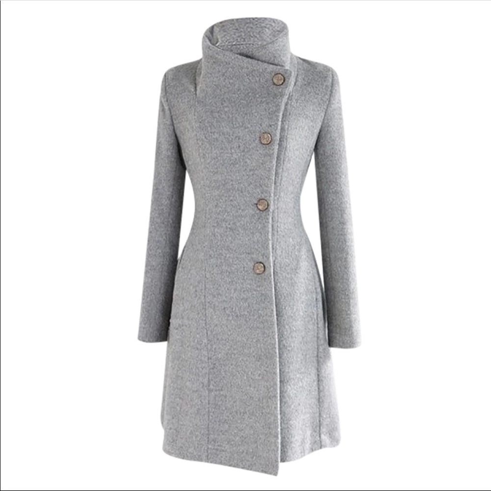 Women wool winter coats